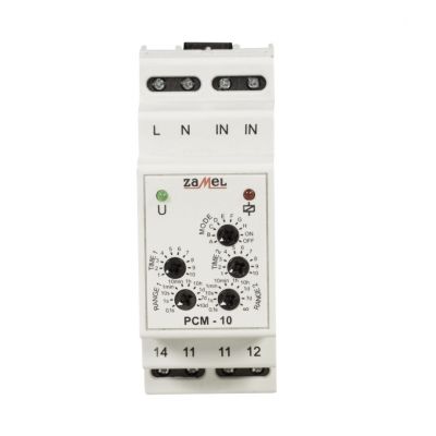 Przekaźnik czasowy 1P 16A 0,1sek‑10dni 230V AC Typ: PCM-10 EXT10000085 ZAMEL (EXT10000085-WPL)